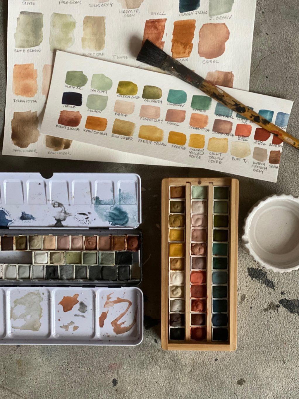 My Current Watercolor Palettes | Get the names and links – Jeanne Oliver